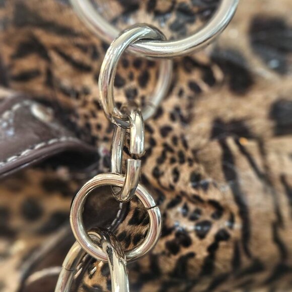 NWOT Western Cowgirl Bling Purse & Wallet Leopard Print Rhinestone Faux Leather - Picture 6 of 16